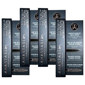 Anastasia Beverly Hills Brow Wiz Skinny Brow Pencil DARK BROWN .03g Lot of 4 New